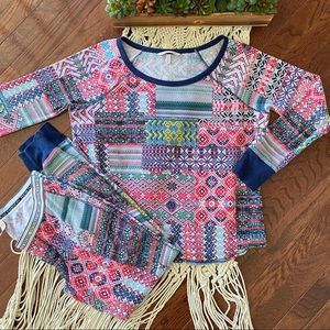 Victoria’s Secret Waffle long sleeve pj set